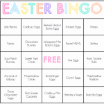 Free Printable Easter Bingo Cards For One Sweet Easter