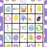 Free Printable Easter Bingo Game Crazy Little Projects