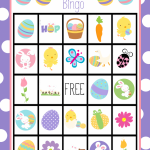 Free Printable Easter Bingo Game Fun Squared