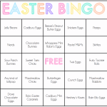 Free Printable Easter Candy Bingo Cards Easter Games