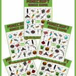 Free Printable Minecraft Bingo Game Catch My Party