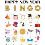 Free Printable New Years Eve Bingo Game Cards New Years