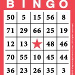 Free Printable Number Bingo Cards For Large Groups