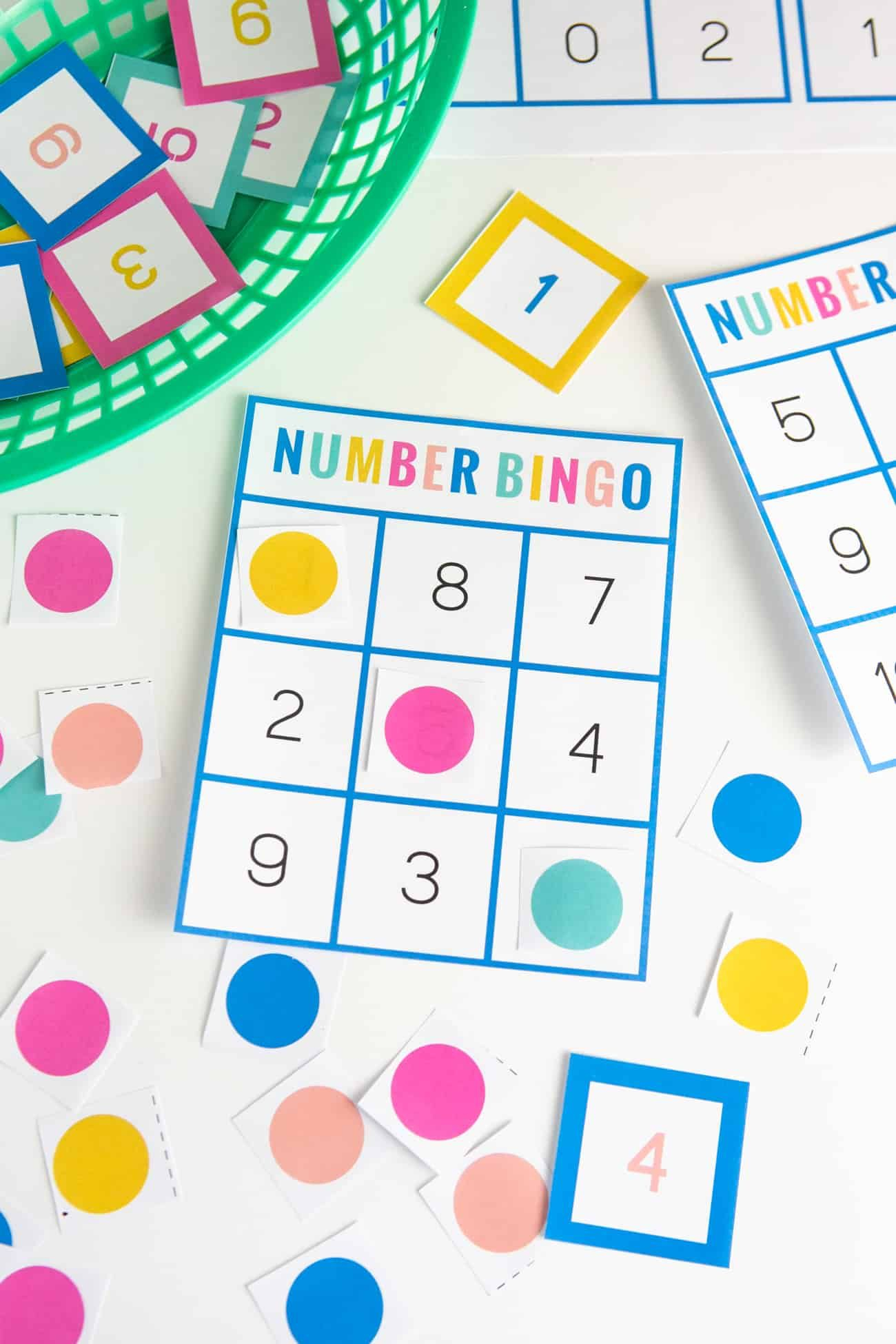 Free Printable Number Bingo Design Eat Repeat Free 