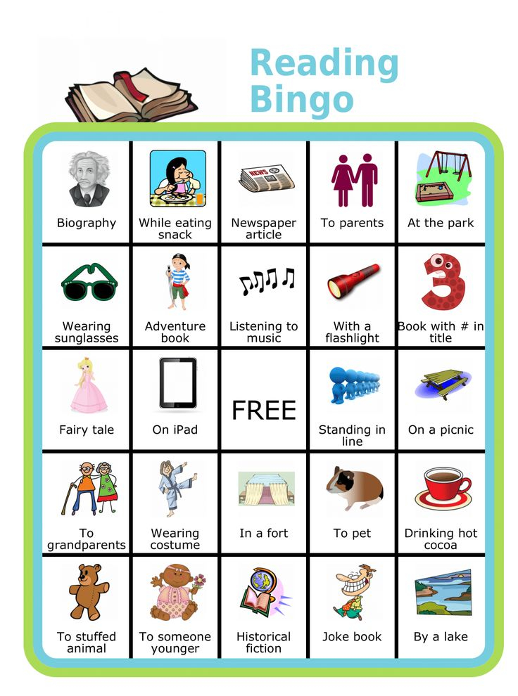 Free Printable Reading Challenge Bingo Reading Bingo 