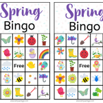 Free Printable Spring Bingo Cards