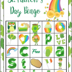 Free Printable St Patrick s Day Bingo 40 Cards