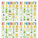 Free Printable St Patrick s Day Bingo Cards Play Party Plan