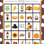 Free Printable Thanksgiving Bingo Game Crazy Little Projects