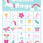 Free Printable Unicorn Bingo Game Happiness Is Homemade