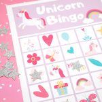 Free Printable Unicorn Bingo Game Happiness Is Homemade