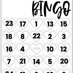 Free Valentine Bingo Printable Cards Paper Trail Design