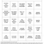 Getting To Know You Bingo Cards To Download Print And