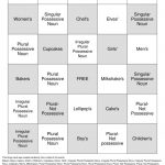 GRAMMAR Bingo Cards To Download Print And Customize