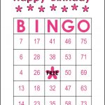 Happy Birthday Bingo Cards Pink Flowers 100 Cards To Play