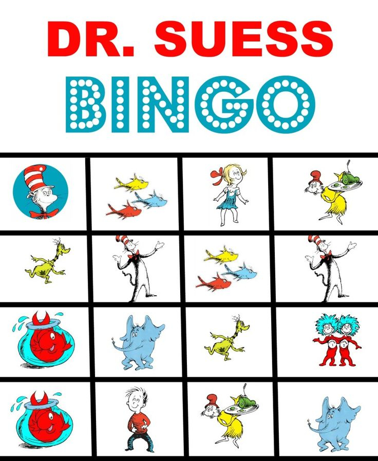 Happy Birthday Dr Suess And FREE Printable BINGO Game 