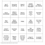 HUMAN BINGO Bingo Cards To Download Print And Customize