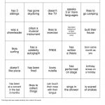 HUMAN BINGO Bingo Cards To Download Print And Customize