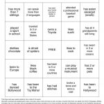 Human Bingo International Edition Bingo Cards To Download