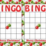 Items Similar To Blank Merry Christmas Holiday Bingo