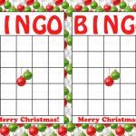 Items Similar To Blank Merry Christmas Holiday Bingo