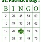 Items Similar To St Patrick s Day Bingo Party Game 100