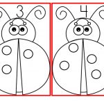 LADYBUGS Numbers 1 15 Numbers Counting Bingo Dots Fine