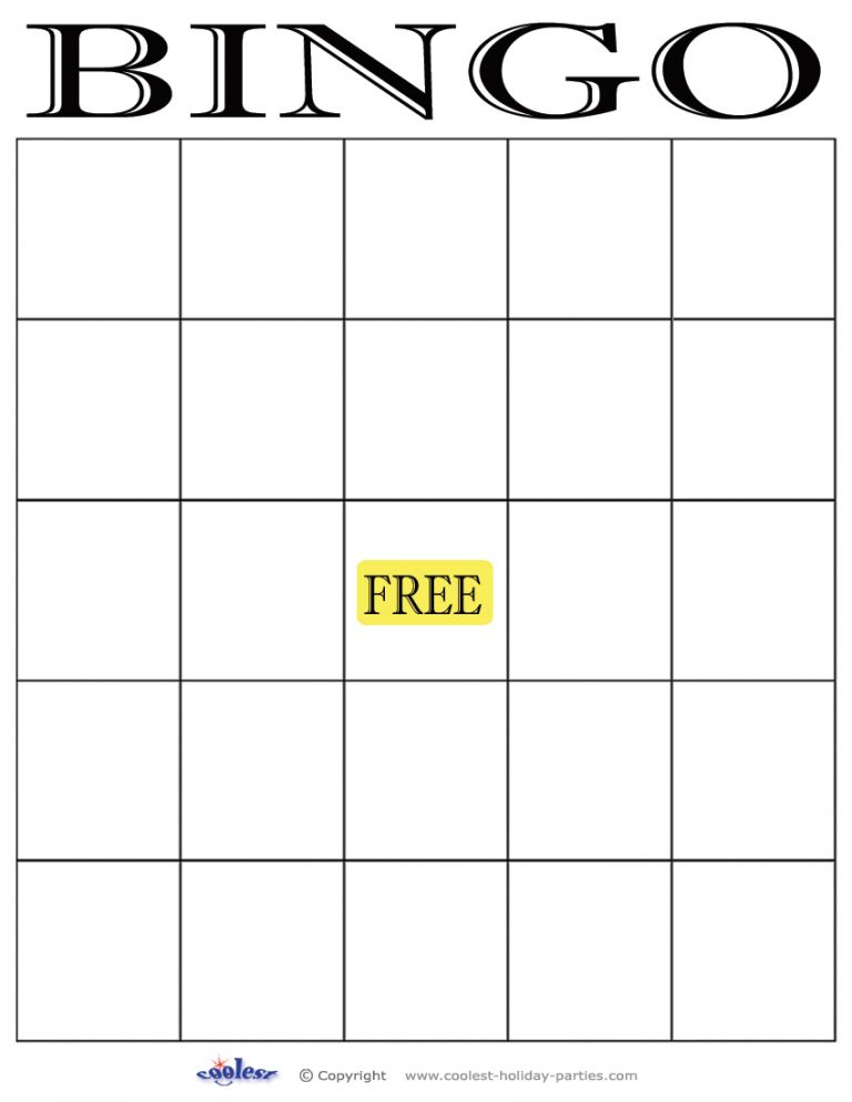 Large Printable Blank Bingo Cards Printable Bingo Cards