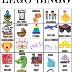 LEGO Bingo Game For Kids FREE Printable Marcie In