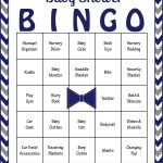 Little Man Baby Bingo Cards PRINTABLE DOWNLOAD