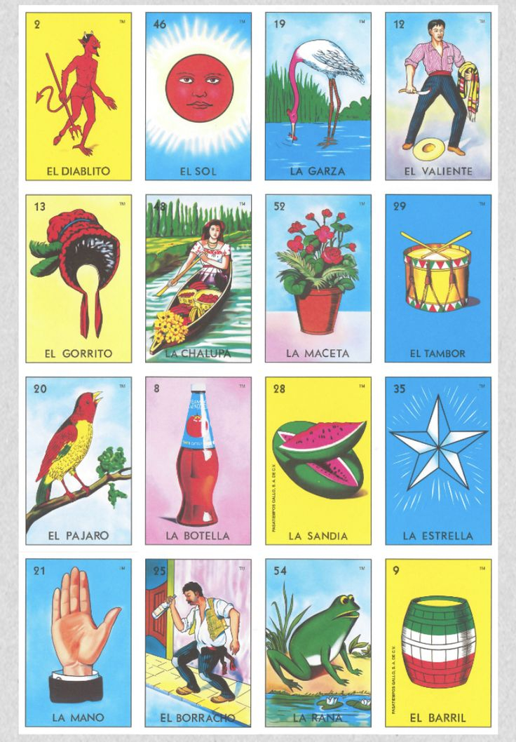 Loteria Cards Loteria Cards Cards Printable Playing Cards