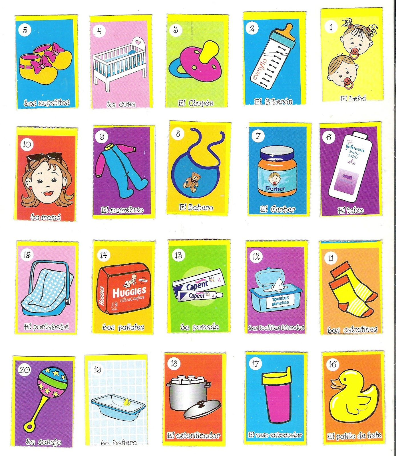 Loteria Para Baby Shower Imprimir Gratis Pdf Imagui 