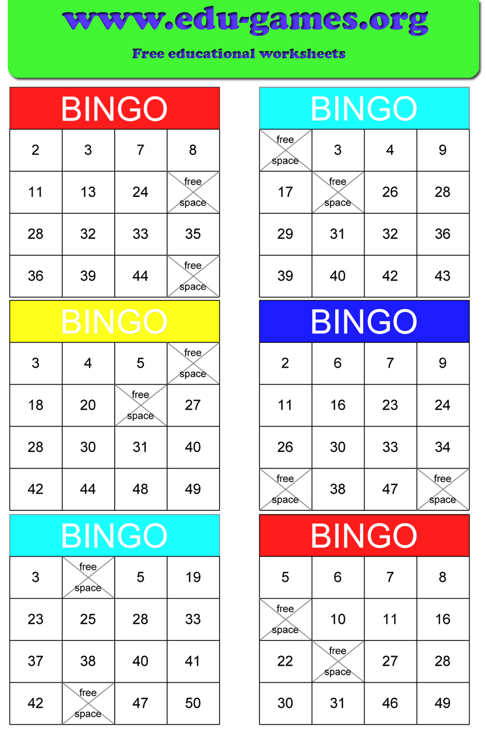 Math Bingo Free Printable Game To Help All Students Learn 