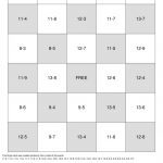 Math Subtraction Bingo Cards To Download Print And Customize
