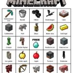 Minecraft Bingo Cards Google Search Minecraft Bingo