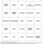 Minnie Mouse Bingo Cards To Download Print And Customize