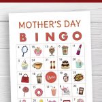 Mothers Day Bingo Printable Fun Mother s Day Activities