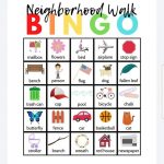 Neighborhood Walk Bingo Episcopal Day School Augusta