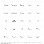 Nutrition Bingo Cards To Download Print And Customize