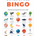 Outer Space Bingo Cards Download Free Printables
