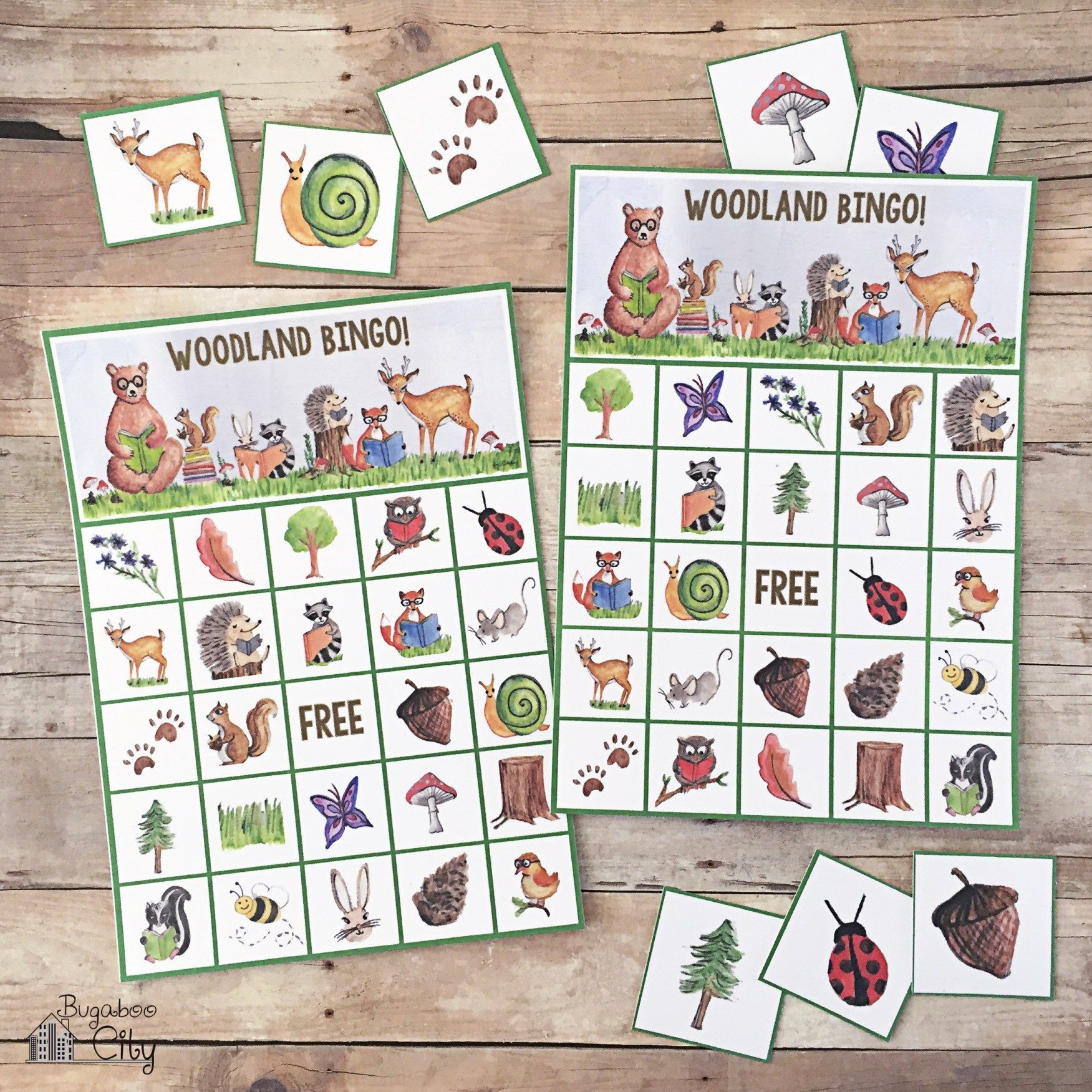 Pic Of A Printable Wolf Bingo With Cards And Pichers 