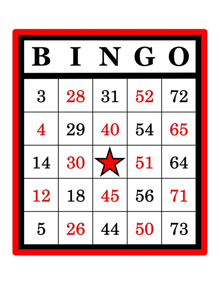 Pin On BINGO