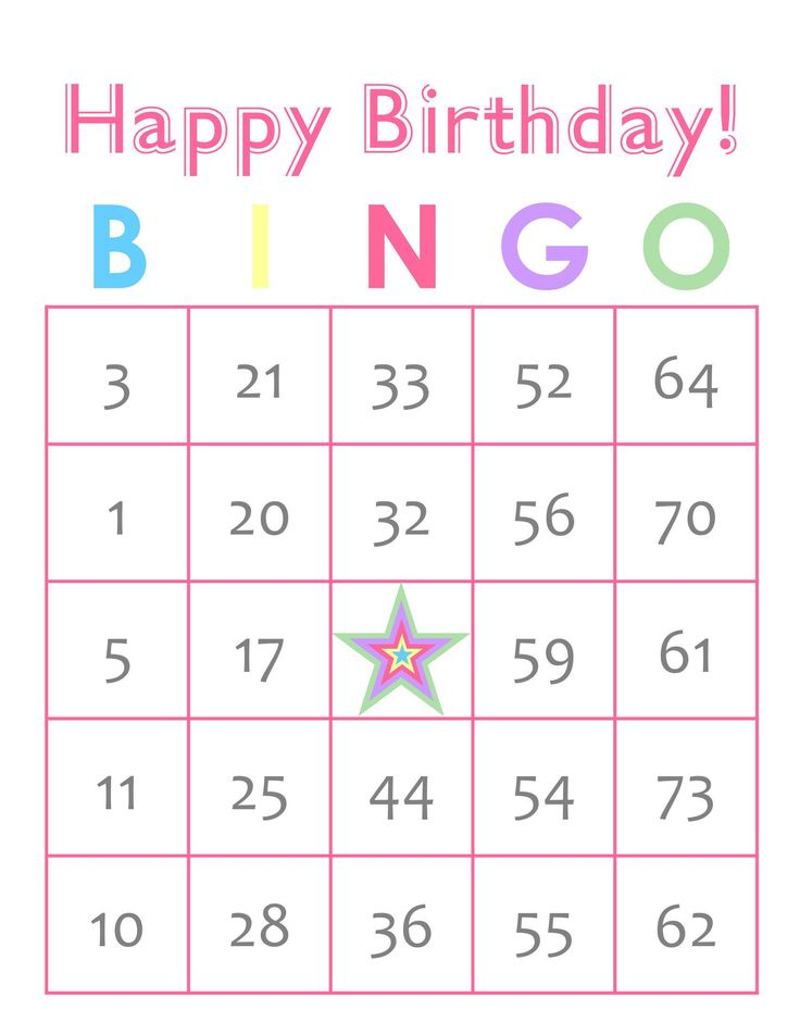 Pin On Printable Bingo Cards