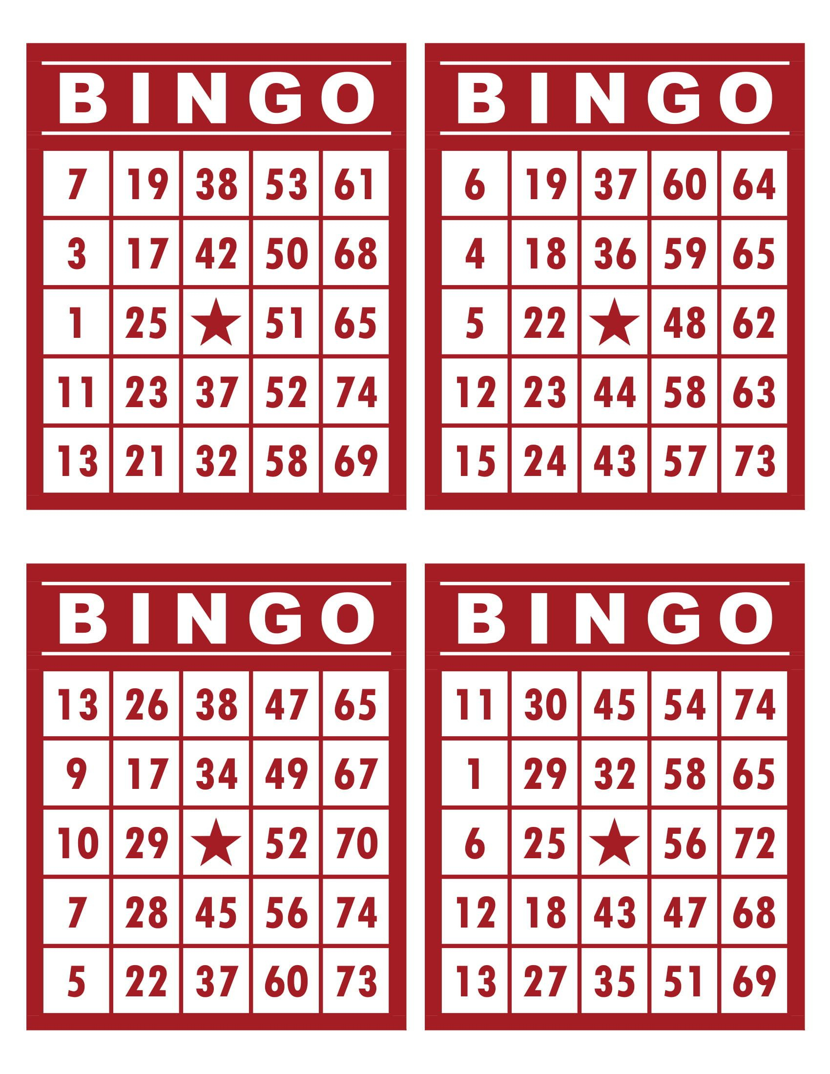 Pin On Printable Bingo Cards