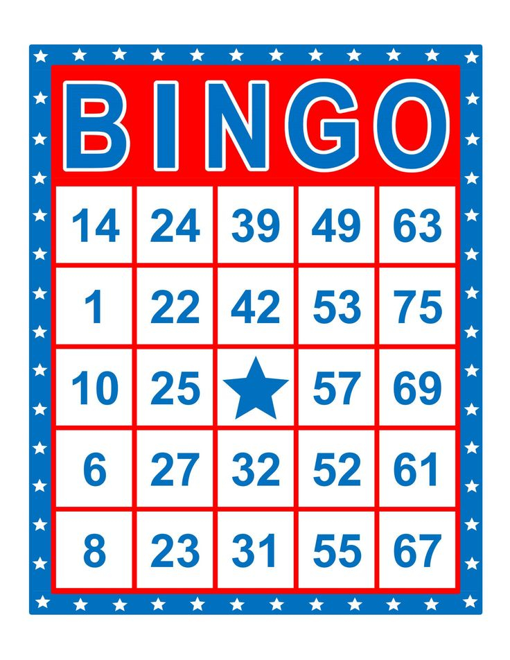 Pin On Printable Bingo Cards