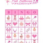 Pink Ballerina Bingo 30 Printable Girl Birthday Party