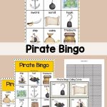 Pirate Bingo Card Printable For Kids Bingo Cards