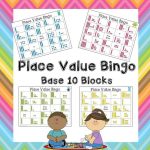 Place Value Bingo With Base 10 Blocks Kindergarten Math