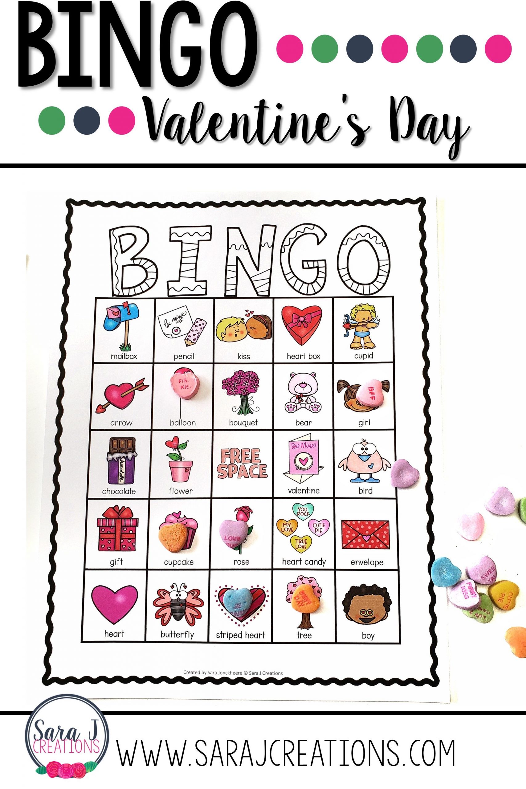 Play Bingo All Year Long Bingo For Kids Valentine Bingo 
