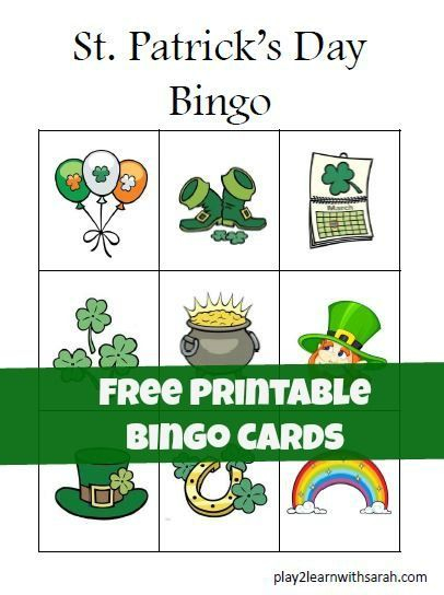 Play2learnwithsarah Bingo Cards Printable Free 